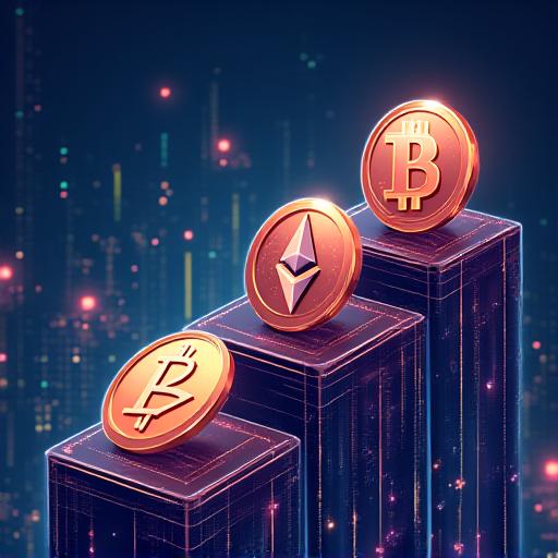 An illustration of various cryptocurrencies, representing digital asset complexity